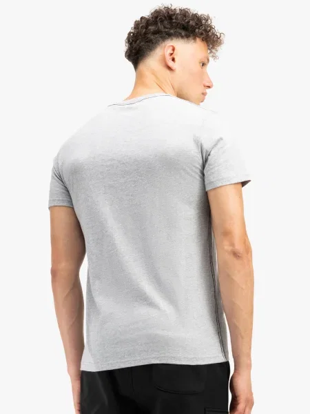 LONSDALE Tricou gri negru