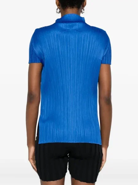 Plisirani top Pleats Please Issey Miyake plava