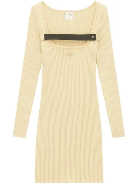 Rochie Courreges tricotate de costum
