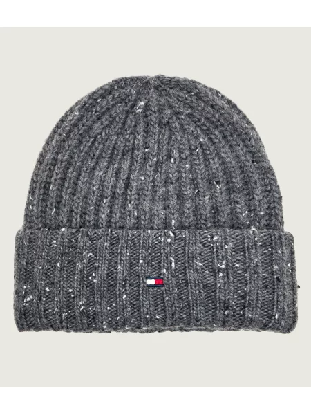 Tommy Hilfiger De lână căciulă Donegal gri
