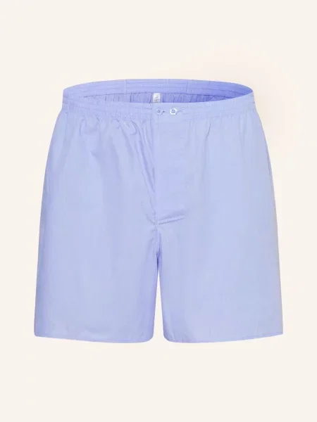 Zimmerli Bokserki Tkane Fil À Fil Cotton blau