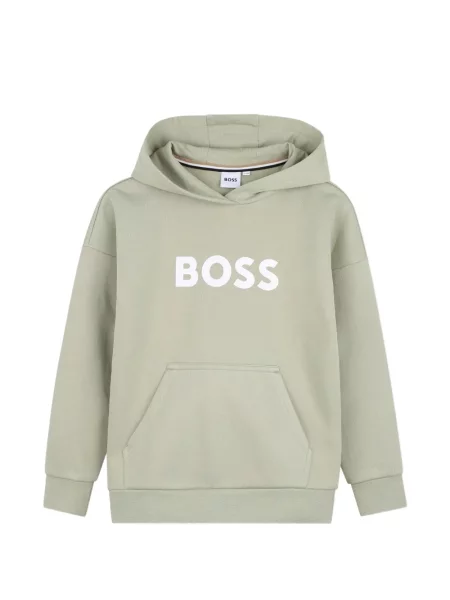 Bluza z kapturem dziecięca Bosswear zielona