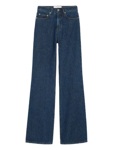 Blugi evazați Ami Paris albastru