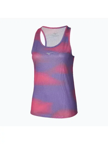 Běžecké tričko Mizuno Core Graphic Tank camellia rose růžové