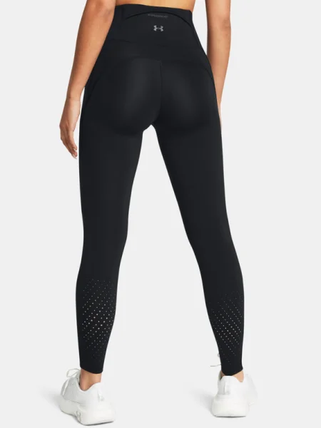 Olcsóbban. Under Armou Launch Elite fekete/fényvisszaverő női futó leggings. Méret: L fekete