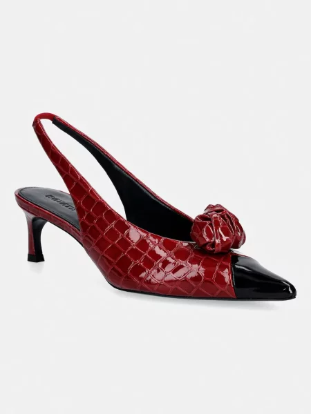 Rotate pantofi cu stiletto din piele
