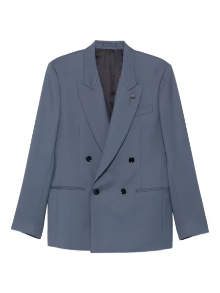 Geacă Lardini de lână albastru