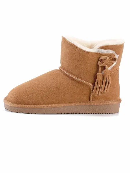 Gooce Čizme za snijeg Belinda ecru/prljavo / karamela bijela