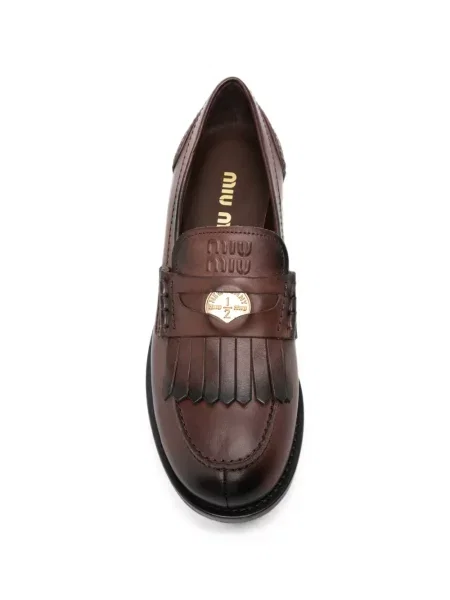 Loaferiai Miu Miu ruda