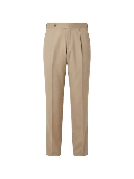 Pantaloni Boss de lână conici