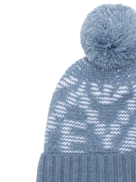 Dětské čepice Emporio Armani modrý