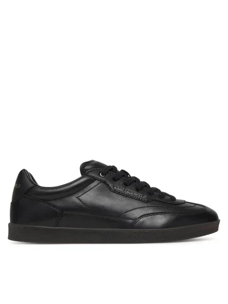 Sneakerși Karl Lagerfeld din piele negru