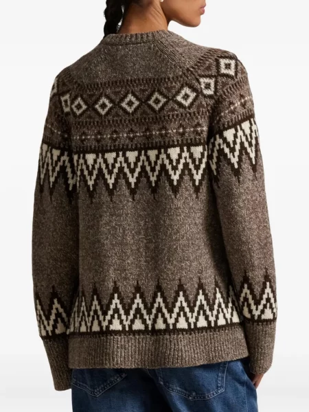 Căciulă Polo Ralph Lauren cu broderie cu dungi cowboy roșu