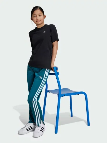 Дитячі Повсякденні штани adidas Adicolor бірюзовий