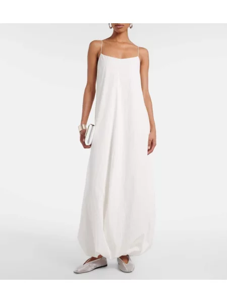 Rochie maxi Faithfull de costum alb