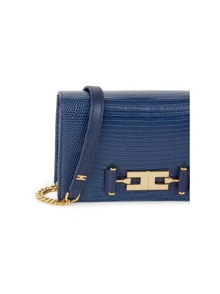 Kabelka Elisabetta Franchi modrá
