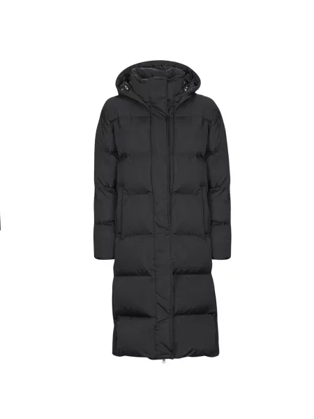Palton Superdry cu glugă negru