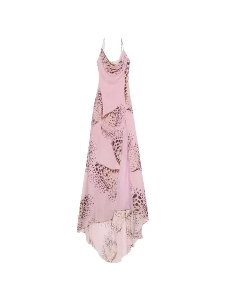 Rochie maxi Blumarine cu imagine roz