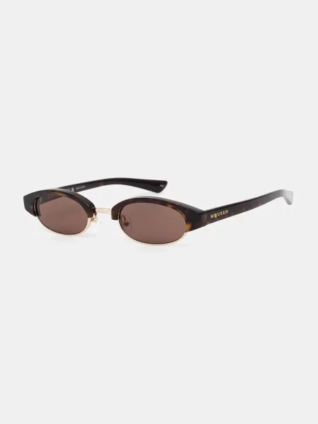 Alexander McQueen ochelari de soare maro
