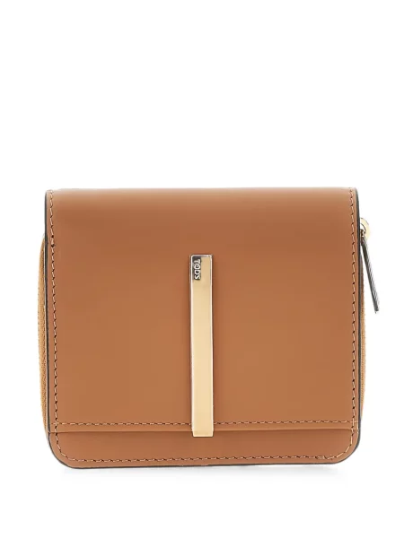 Portofel Tod's din piele cu autograf maro