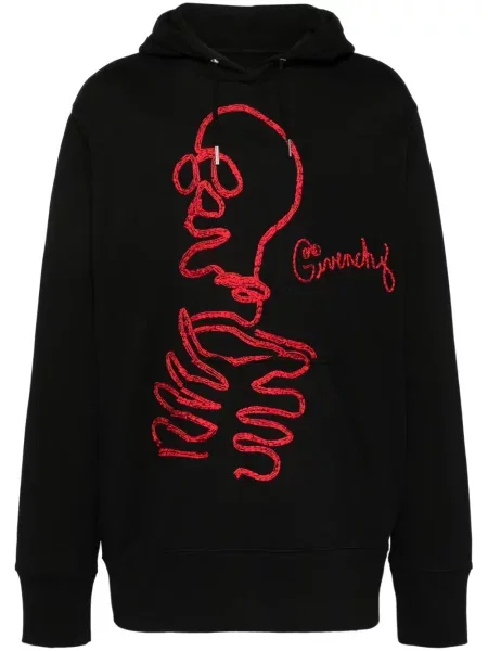 Hanorac cu glugă Givenchy cu glugă negru
