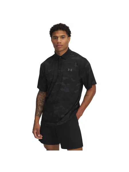 Polo Under Armour cu imagine negru