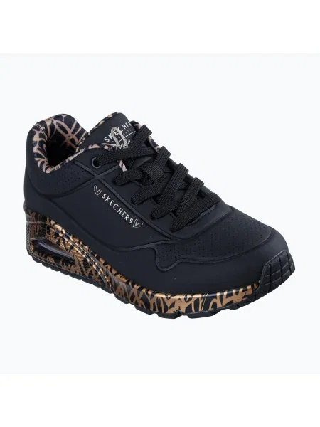 Dámske topánky SKECHERS Uno Loving Love black čierna
