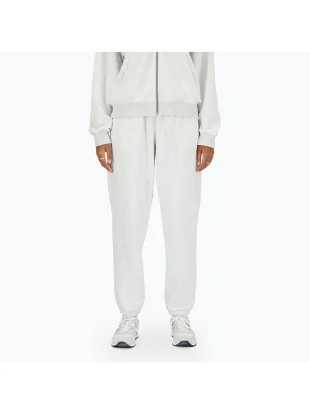 Pantaloni pentru femei New Balance French Terry Jogger ashheath