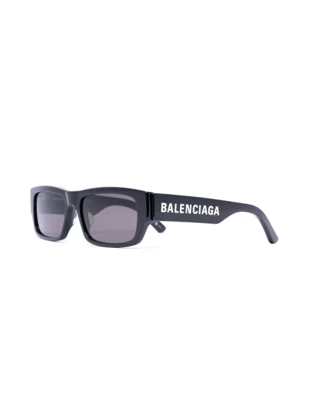 Saulės akiniai Balenciaga Eyewear su autografu juoda