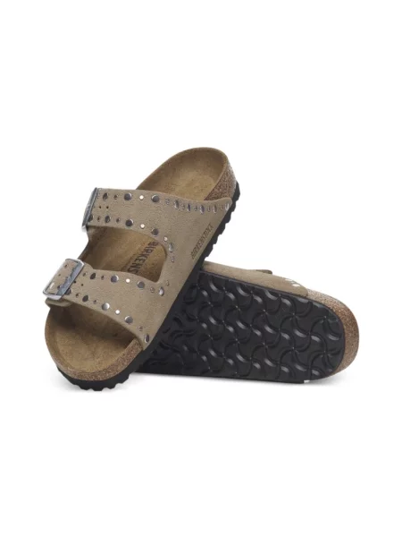 Klapki Birkenstock brązowe