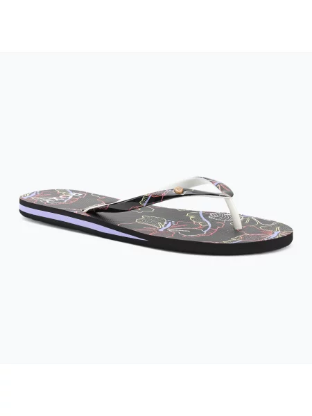 Žabky ROXY Portofino III dc black multi camo černé