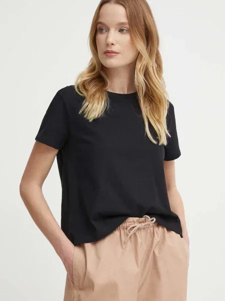 Kratka majica Sisley črna