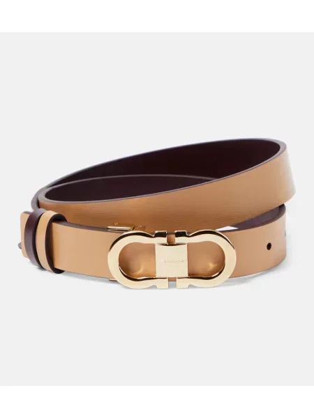 Curea Ferragamo din piele maro