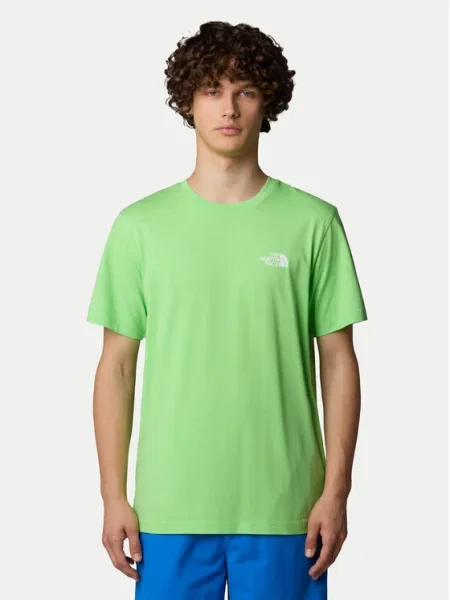 The North Face Tričko SS Simple Dome zelená