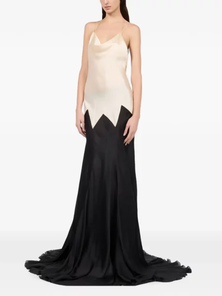 Rochie maxi Roberto Cavalli negru