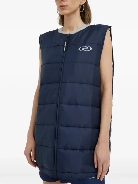 Palton Résumé cu glugă albastru