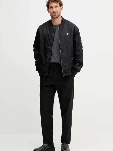 Calvin Klein Jeans Geacă bomber negru