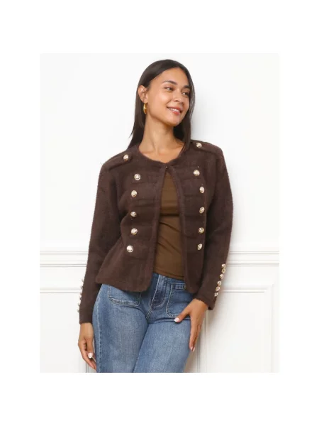 Pulover La Modeuse maro