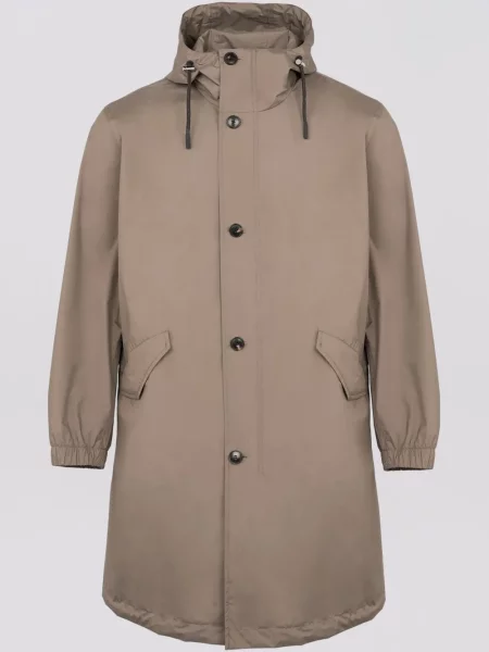 Atsparus vandeniui parka Yves Salomon ruda
