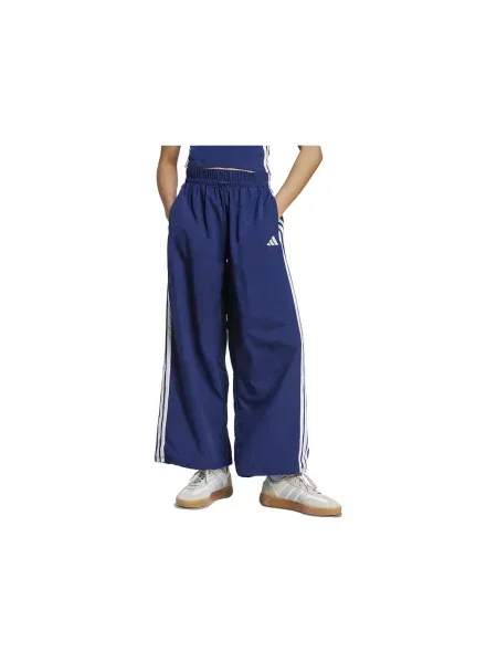 Pruhované nohavice Adidas čierna