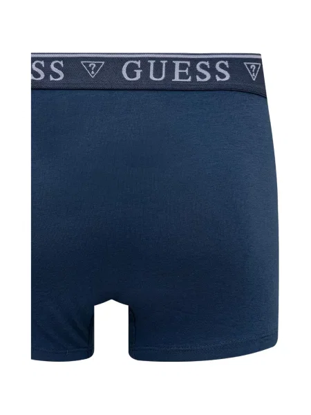 Чорапи Guess с автограф черно