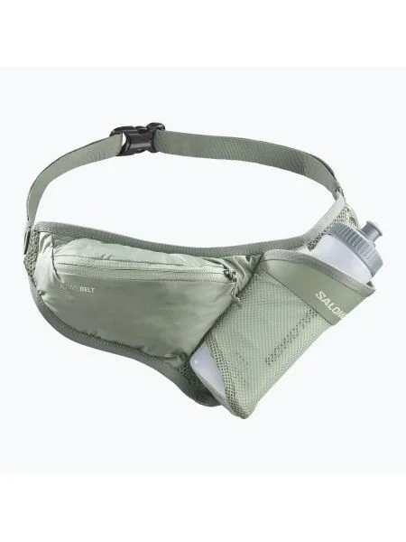 Колан за бягане Salomon Active Belt 3D Bottle lily pad/laurel wreath зелено