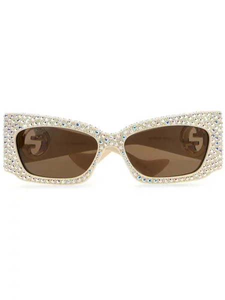 Kalnų krištolas saulės akiniai Gucci Eyewear