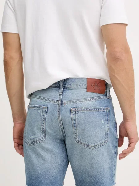 Calvin Klein Jeans szorty niebieskie
