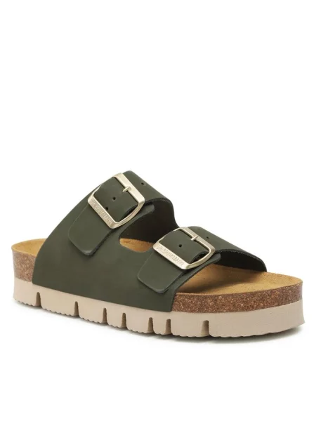 Шлепанцы Dr. Brinkmann зеленые