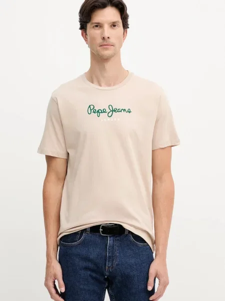 Pepe Jeans tričko EGGO N béžové