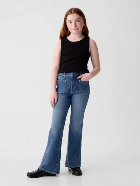 Pantaloni copii Gap albastru