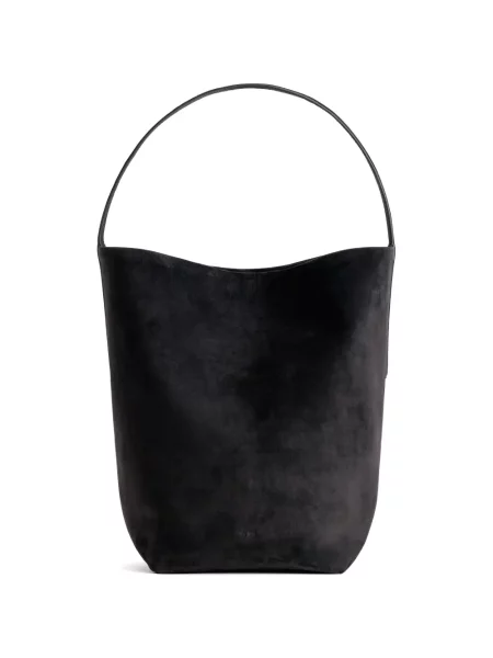 Geantă Yu Mei din piele de căprioară negru