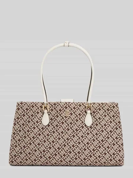 Tommy Hilfiger torebka shopper beżowa