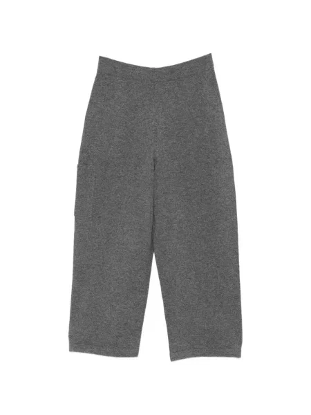 Pantaloni cargo Luisa Cerano de lână gri